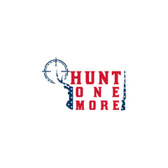 American Flag Hunting Decal - Hunt One More