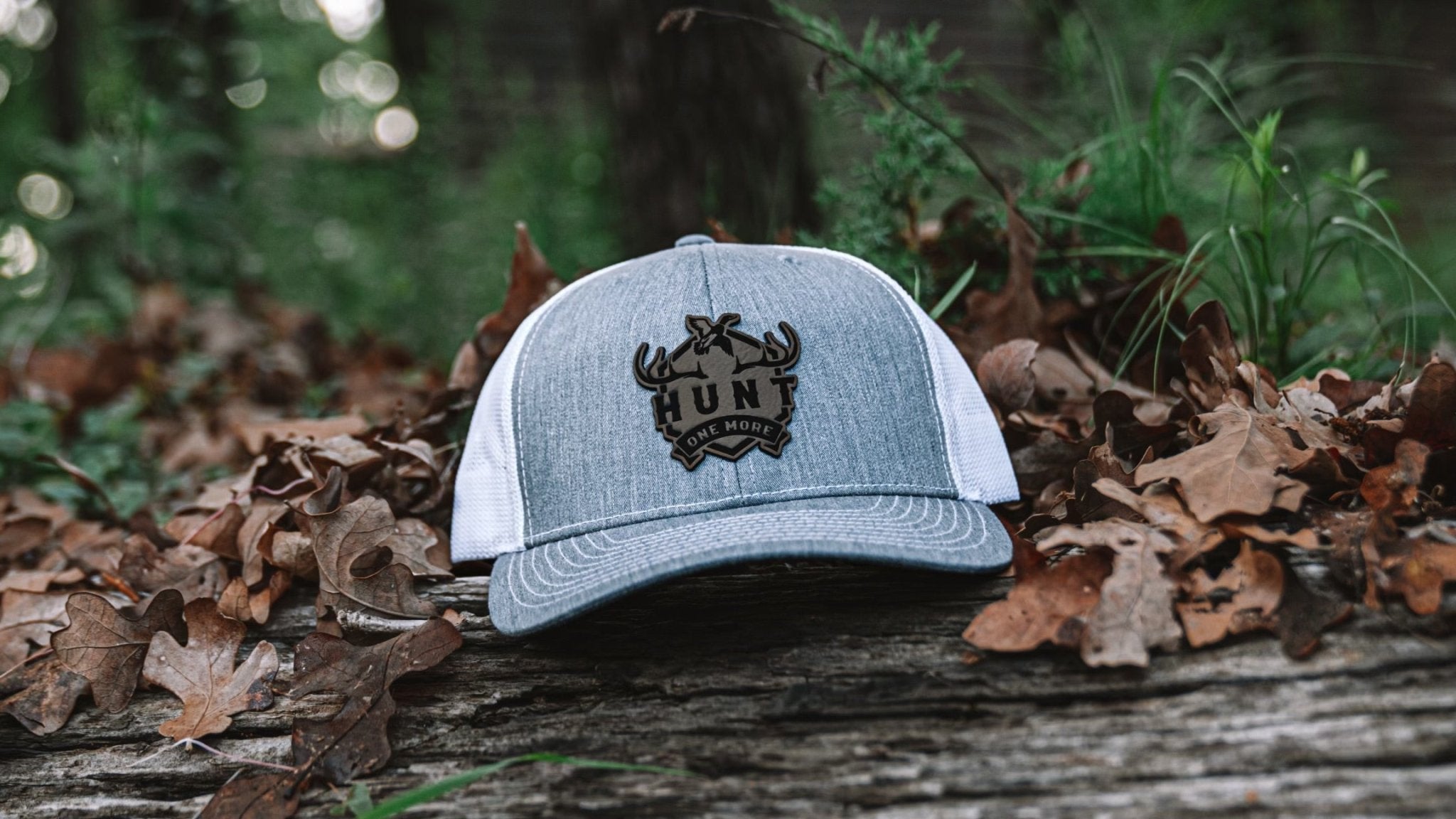 Charcoal Grey/White - Hunt One More