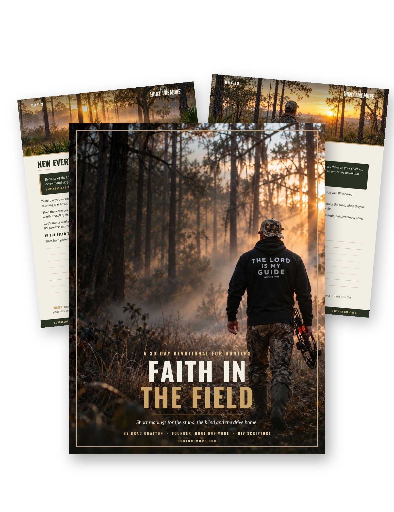 Faith in the Field 30-Day Devotional for Hunters PDF cover by Hunt One More with daily reading pages