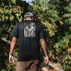 Stripes and Antlers Camo Tee - Hunt One More