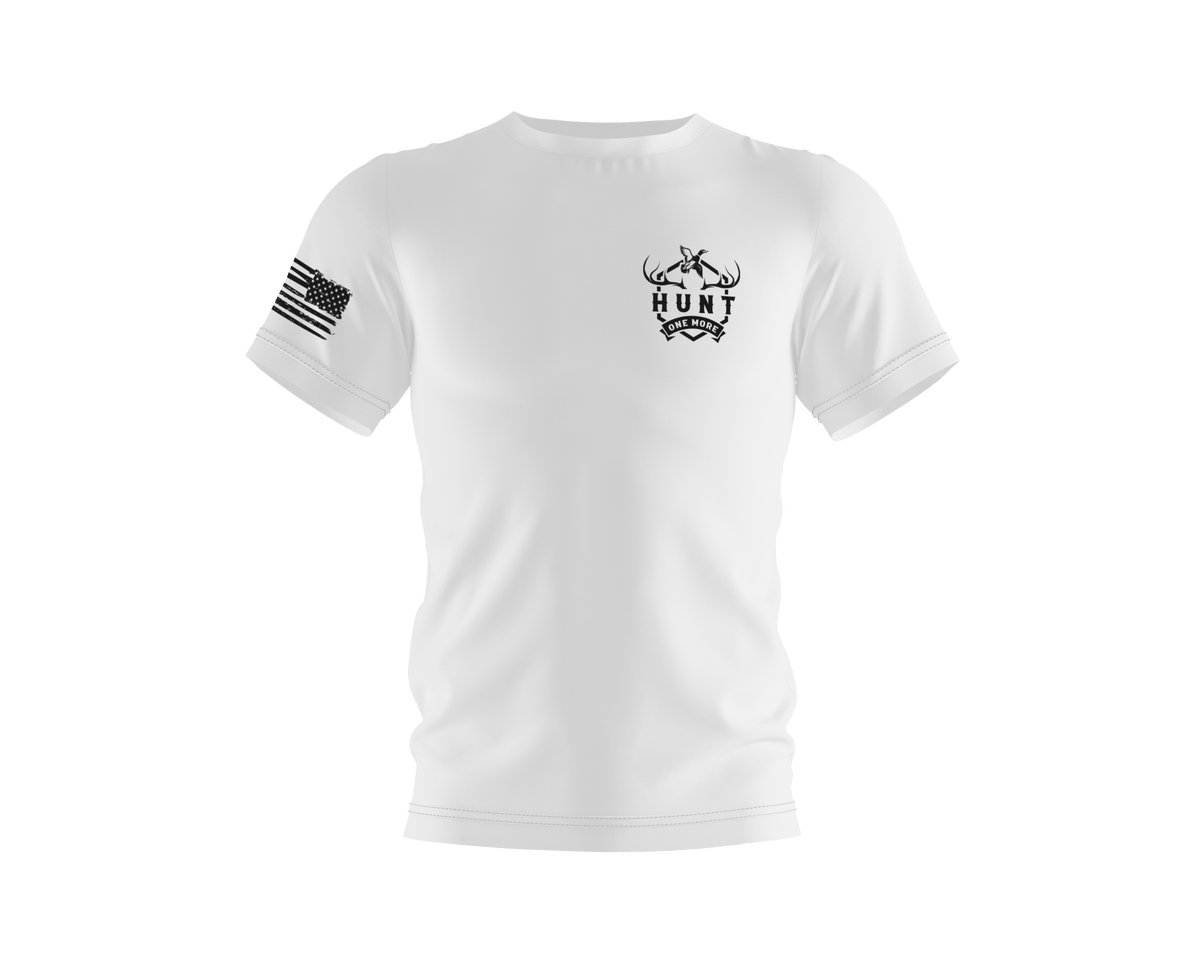 Stripes and Antlers Tee - Hunt One More
