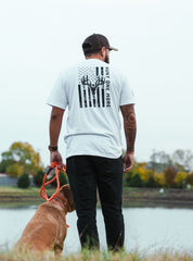 Stripes and Antlers Tee - Hunt One More