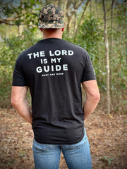 "The Lord Is My Guide" Tri-blend Tee - Hunt One More, Black
